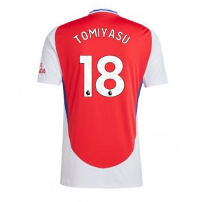 Arsenal Takehiro Tomiyasu #18 Hjemmebanetrøje 2024-25 Kort ærmer